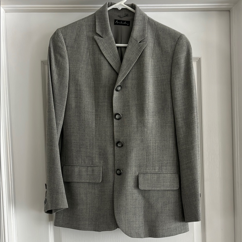 Ann Freedberg Gray Sport Coat Classic Blazer